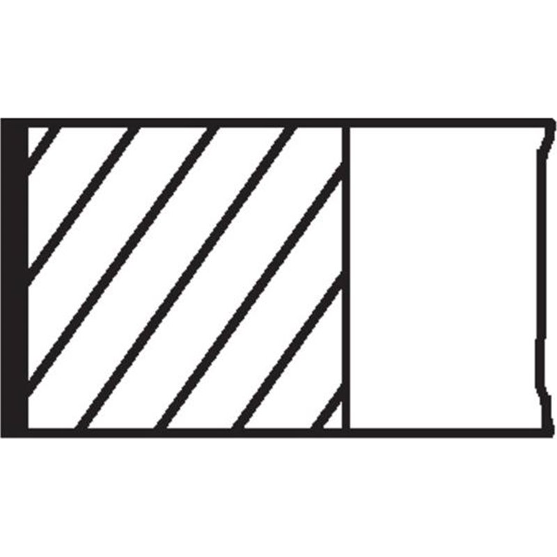 96 STD 1.2-1.5-2 Set de segmente de piston PORSCHE 911 3.4 08.97-09.01 - MAHLE-50441N0