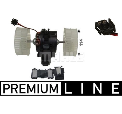 Suflanta de aer BMW 5 E60. 5 E61. 6 E63. 6 E64 2.0-5.0 12.01-12.10 - MAHLE-AB133000P