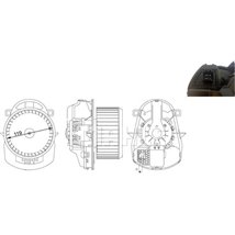 Suflanta de aer VW TOUAREG 3.0D-4.2D 01.10-03.18 - MAHLE-AB 258 000S