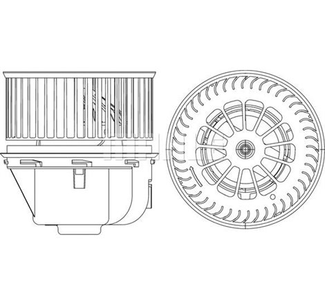 Suflanta de aer FORD MONDEO IV 1.6-2.5 03.07-01.15 - MAHLE-AB264000P