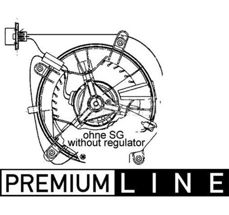 Suflanta de aer MERCEDES E T-MODEL S210. E W210 2.0-5.4 06.95-03.03 - MAHLE-AB65000P