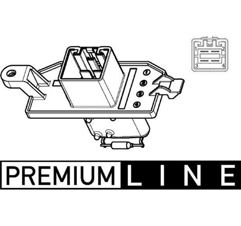 Rezistenta ventilator mai rece FORD B-MAX. C-MAX II. ECOSPORT. FOCUS III. FOCUS III-HATCHBACK. FOCUS III-KOMBI. GRAND C-MAX. KUG