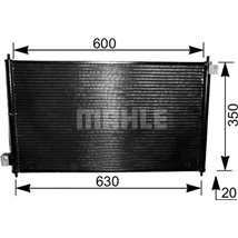 Condensator. climatizare - MAHLE-AC232000S - MAHLE-AC232000S