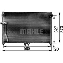 Condensator. climatizare - MAHLE-AC301000S - MAHLE-AC301000S