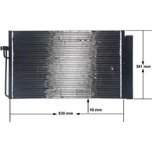 Condensator AC BMW 5 E39. 5 E60. 5 E61. 6 E63. 6 E64. 7 E65. E66. E67 2.0D-4.4D 08.98-12.10 - MAHLE-AC345000S
