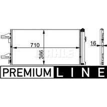 Condensator AC CITROEN JUMPER II. FIAT DUCATO. OPEL MOVANO C. PEUGEOT BOXER 2.0D-3.0D 04.06- - MAHLE-AC363000P