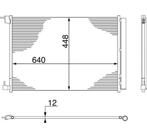 Condensator AC MERCEDES AMG GT C190. AMG GT R190. AMG GT X290. C A205. C C205. C T-MODEL S205. C W205. CLS C257. E A238. E ALL-T