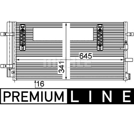 Condensator AC AUDI A4 ALLROAD B8. A4 ALLROAD B9. A4 B7. A4 B8. A4 B9. A5. A6 ALLROAD C7. A6 C7. A7. Q5 1.8-4.2 01.06- - MAHLE-A