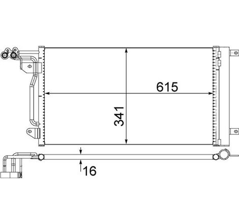 Condensator AC MERCEDES SPRINTER 4.6-T B909. AUDI A1. SEAT IBIZA IV. IBIZA IV SC. IBIZA IV ST. IBIZA IV-HATCHBACK. TOLEDO IV. SK