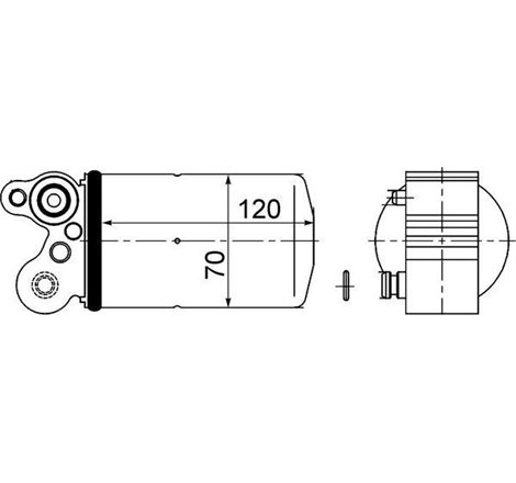 Air conditioning drier VOLVO S60 I. S60 II. S80 I. S80 II. V60 I. V60 II. V70 II. V70 III. XC60 I. XC70 I. XC70 II 1.5-3.2 11.99