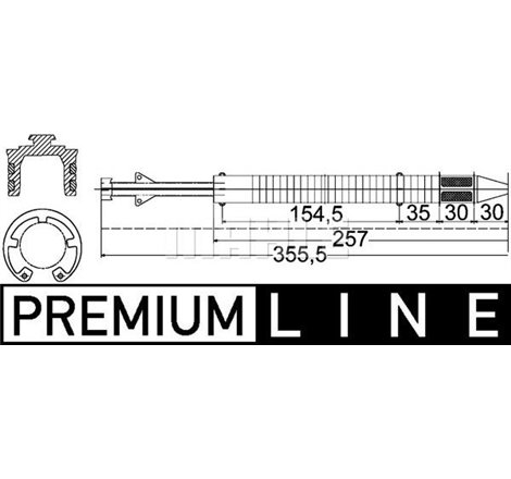 Air conditioning drier SEAT CORDOBA. IBIZA III. IBIZA IV. SKODA FABIA I. FABIA I PRAKTIK. FABIA II. FELICIA II. ROOMSTER. ROOMST