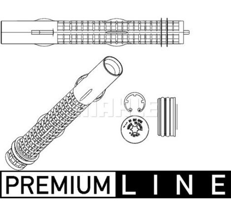 Air conditioning drier OPEL INSIGNIA A. INSIGNIA A COUNTRY. MERIVA B. SAAB 9-5 1.6-2.8 07.08-03.17 - MAHLE-AD287000P