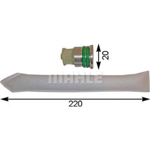 Air conditioning drier SUBARU LEGACY IV. SUZUKI SWIFT III. TOYOTA COROLLA. LAND CRUISER. LAND CRUISER 80 1.3-4.5 01.90- - MAHLE-