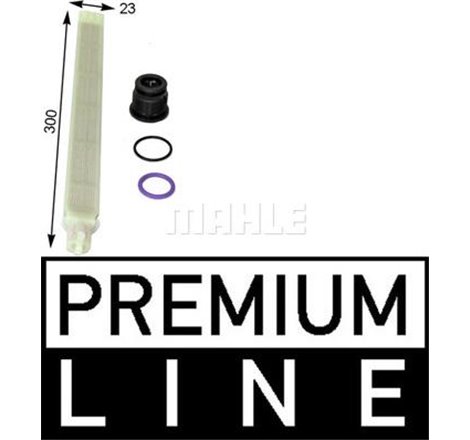 Air conditioning drier SEAT MII. SKODA CITIGO. E-CITIGO. VW LOAD UP. UP! 1.0-1.0CNG-Electric 08.11- - MAHLE-AD86000P