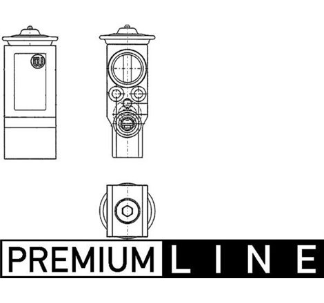 Air conditioning valve CITROEN C4. C4 GRAND PICASSO I. C4 I. C4 PICASSO I. PEUGEOT 307. 307-KOMBI 1.4-2.0D 08.00-12.13 - MAHLE-A