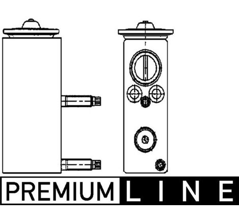 Air conditioning valve CITROEN C5 III. C6. PEUGEOT 407. 407-KOMBI 1.6-3.0D 03.04- - MAHLE-AVE70000P