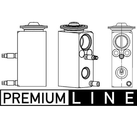 Air conditioning valve FORD GALAXY II. GALAXY MK II. MONDEO IV. S-MAX 1.6-2.5 05.06-06.15 - MAHLE-AVE77000P