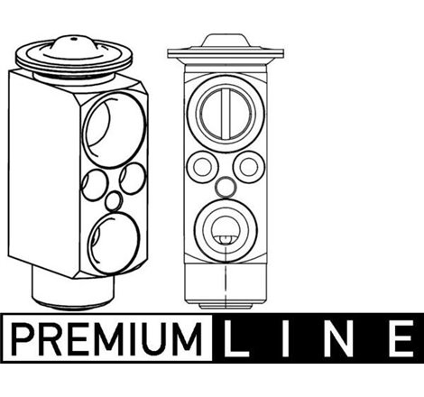 Air conditioning valve BMW X5 E70. X5 F15. F85. X6 E71. E72. X6 F16. F86 2.0-4.8 10.06-07.19 - MAHLE-AVE81000P