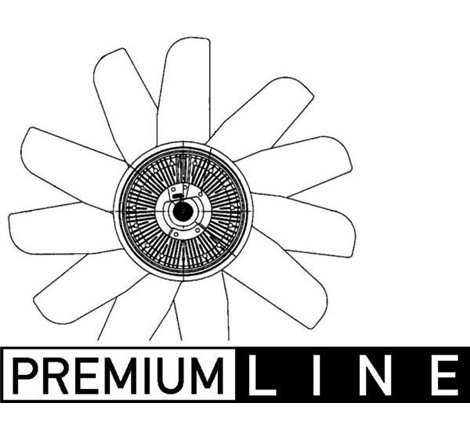 Ventilator. radiator - MAHLE-CFF494000P - MAHLE-CFF494000P