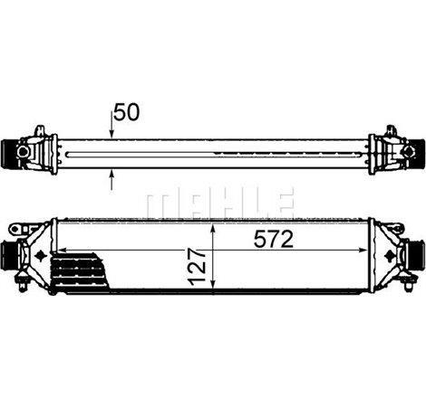 Supply air cooler ABARTH 500-595-695. GRANDE PUNTO. PUNTO. PUNTO EVO. ALFA ROMEO GIULIETTA. MITO. FIAT BRAVO. BRAVO II. DOBLO. D