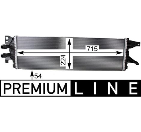 Supply air cooler VW CALIFORNIA T6 CAMPER. MULTIVAN T6. TRANSPORTER T6. TRANSPORTER T6-CARAVELLE T6 2.0D 04.15-08.24 - MAHLE-CIR