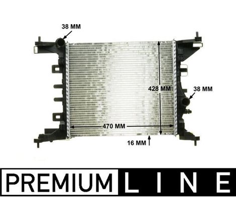 Radiator motor OPEL MERIVA B 1.4 - MAHLE-CR1187000P