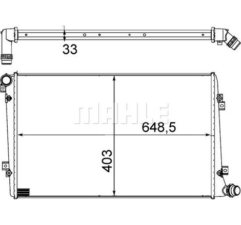 Radiator motor AUDI A3. SEAT ALTEA. ALTEA XL. LEON. TOLEDO III. SKODA OCTAVIA II. SUPERB II. VW CADDY III. CADDY III-MINIVAN. EO