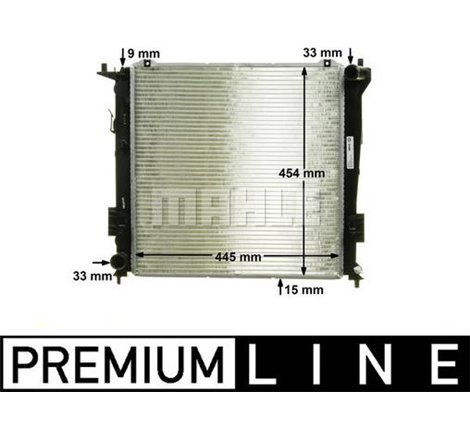 Radiator motor Manual HYUNDAI I30. KIA CEED. PRO CEED 1.6D - MAHLE-CR1320000P