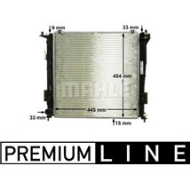 Radiator motor Manual HYUNDAI I30. KIA CEED. PRO CEED 1.6D - MAHLE-CR1320000P