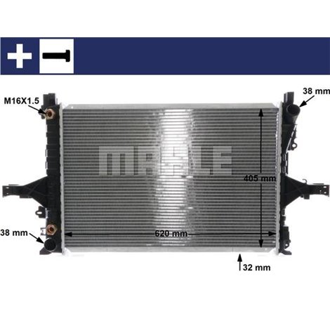 Radiator motor Automat-Manual VOLVO S60 I. S80 I. V70 II. XC70 I 2.0-3.0 - MAHLE-CR1547000S