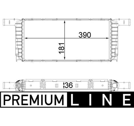 Radiator motor PORSCHE 718 BOXSTER. 718 CAYMAN. 911. 911 TARGA. BOXSTER. BOXSTER SPYDER. CAYMAN 2.0-4.0 - MAHLE-CR1941000P
