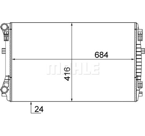 Radiator motor AUDI A3. Q2. Q3. CUPRA FORMENTOR. SEAT ATECA. LEON. LEON SC. LEON SPORTSTOURER. LEON ST. LEON ST-KOMBI. TARRACO. 