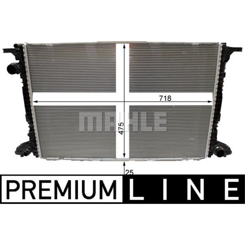 Radiator motor AUDI A4 ALLROAD B9. A4 B9. A5. A6 ALLROAD C8. A6 C8. A7. A8 D5. Q5. Q7 2.0H-3.0DH - MAHLE-CR2180000P