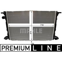 Radiator motor AUDI A4 ALLROAD B9. A4 B9. A5. A6 ALLROAD C8. A6 C8. A7. A8 D5. Q5. Q7 2.0H-3.0DH - MAHLE-CR2180000P