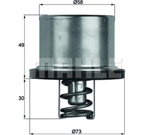Termostat 79C BMW 5 E34. 5 E39. Z8 E52 S38B36366S1-S38B38386S1-S62B50508S1 09.88-12.03 - MAHLE-TX3779