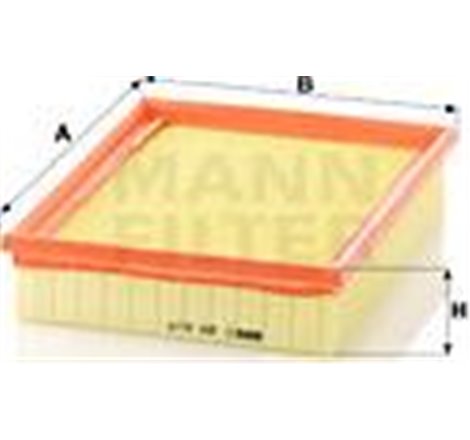 Filtru aer RENAULT LATITUDE 2.0-2.0ALK 01.11- - Mann-Filter-C 25 015