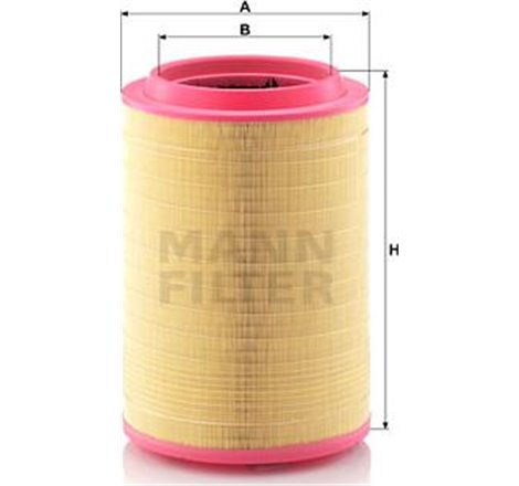 Filtru aer IVECO STRALIS I. STRALIS II. S-WAY. TRAKKER I. TRAKKER II. T-WAY. X-WAY F2BE0641-F3HGE611Z 02.02- - Mann-Filter-C 32 