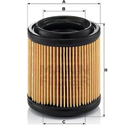 Filtru aer PORSCHE 928 4.7-5.0-5.4 09.79-11.95 - Mann-Filter-C710/1