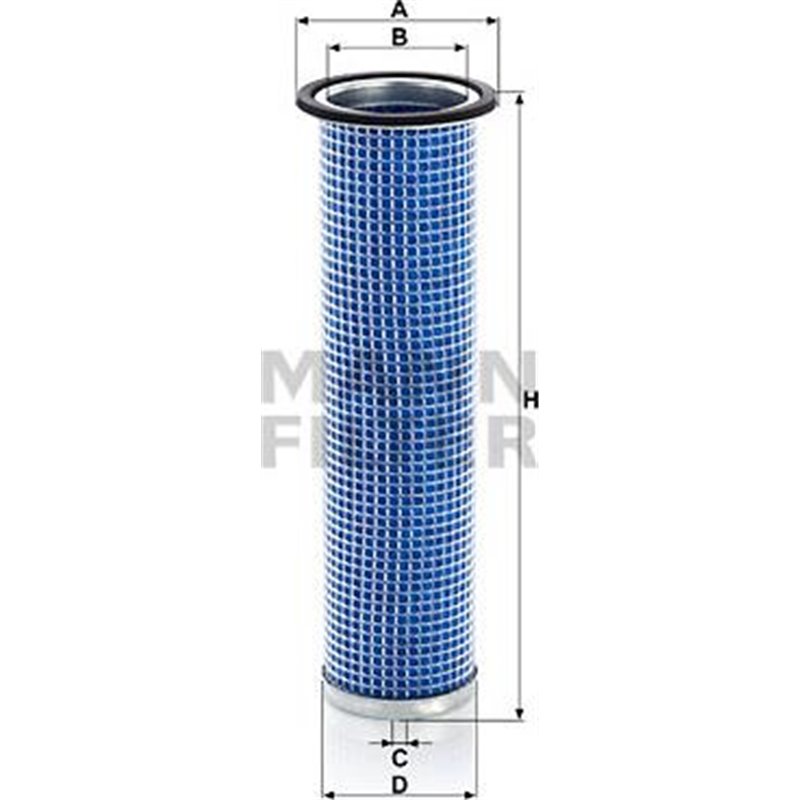 Filtru aer secundar - Mann-Filter-CF 75-1 x - Mann-Filter-CF 75/1 x