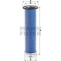 Filtru aer secundar - Mann-Filter-CF 75-1 x - Mann-Filter-CF 75/1 x