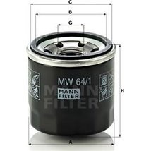 Filtru ulei - Mann-Filter-MW64-1 - Mann-Filter-MW64/1