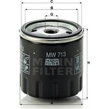 Filtru ulei - Mann-Filter-MW713 - Mann-Filter-MW713