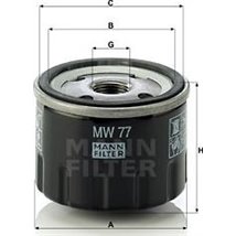 Filtru ulei - Mann-Filter-MW77 - Mann-Filter-MW77