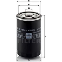 Filtru ulei MG MG ZS. MG ZT. MG ZT- T. ROVER 45 I. 75. 75 I 2.0-2.5 02.99-10.05 - Mann-Filter-W719/33
