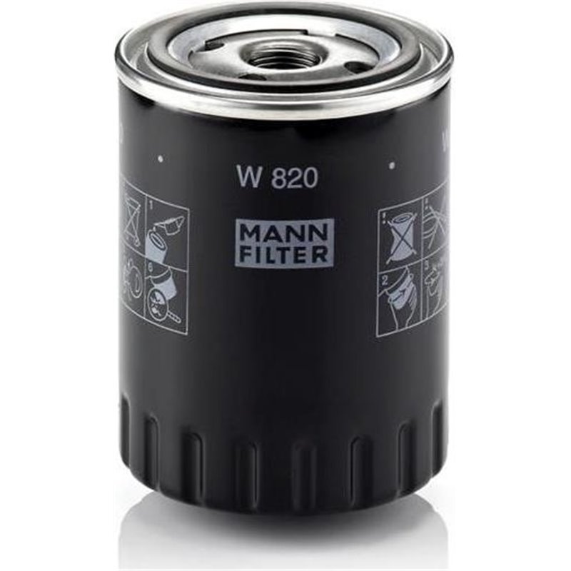 Filtru ulei CITROEN C25. CX I. CX II. KIOTI NX. RX 1.8D-2.5D 02.78- - Mann-Filter-W820