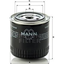 Filtru ulei PORSCHE 914. VW TRANSPORTER T2. TRANSPORTER T3 1.6-2.0 08.67-04.86 - Mann-Filter-W920/17