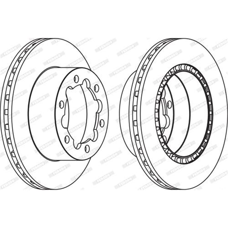 Disc frana - Mercedes-Benz-A907423010007