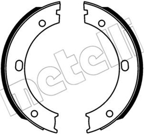 Set saboti frana, frana de mana - Metelli-53-0746