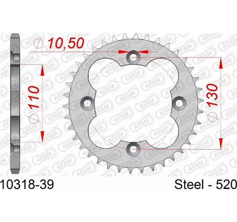 Taler / con pinion set - AFAM-10318-39