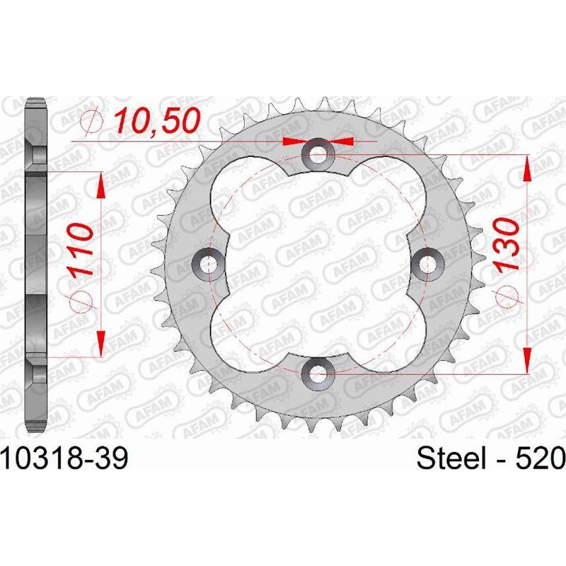 Taler / con pinion set - AFAM-10318-39